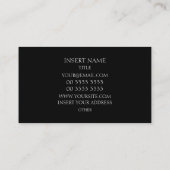 灰色 名刺 (裏面)