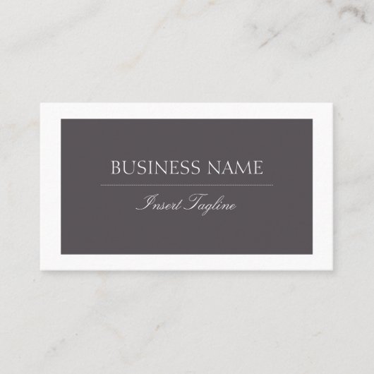 灰色 名刺 (正面)