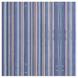 灰色、藍色の沿岸ストライプな生地「Lincoln ファブリック
