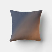 灰色 – 青とベージュのグラデーション クッション (裏面)