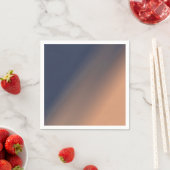 灰色 – 青とベージュのグラデーション スタンダードカクテルナプキン (インサイチュ)