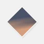灰色 – 青とベージュのグラデーション スタンダードカクテルナプキン (角)