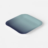 灰色 – 青グラデーション ペーパープレート (傾斜あり)