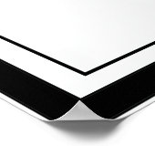 灰色、黄色、および黒の抽象芸術シェイプのポスター ポスター (角)