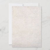 灰色Aかわいこちゃんパイはベビーシャワーの途中にある 招待状 (裏面)