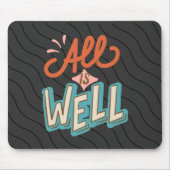 灰赤カラフルは万事好都合 マウスパッド (正面)