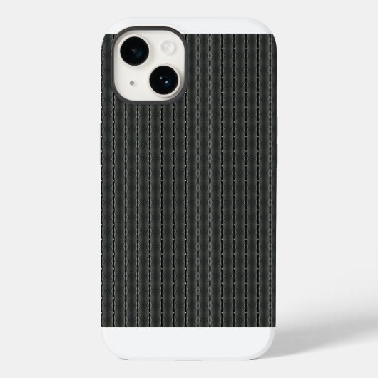 灰鋼シームレスパターン Case-Mate iPhoneケース (裏面)