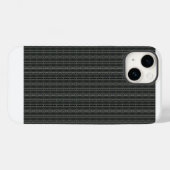 灰鋼シームレスパターン Case-Mate iPhoneケース (裏面 (横))