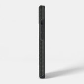 灰鋼シームレスパターン iPhoneケース (左側面)