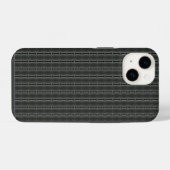 灰鋼シームレスパターン iPhoneケース (裏面横)