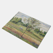 灰馬の牧草地、エラニイ、油絵 ドアマット (アングル)