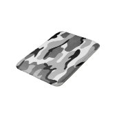 灰黒色カモフラージュ風呂マット バスマット (アングル)