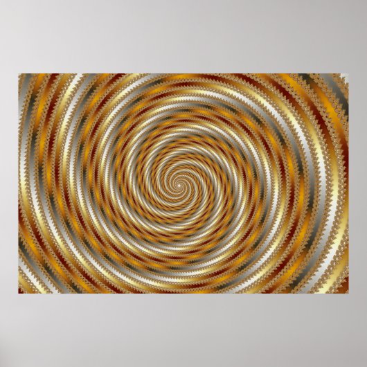 灰 – フラクタル ポスター (正面)