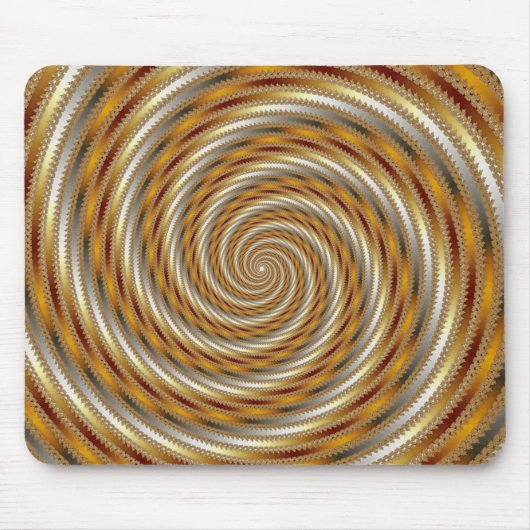 灰 – フラクタル マウスパッド (正面)