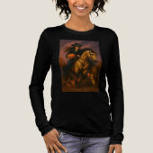 灼熱のバレルレーシングチーム! トライブレンドTシャツ (正面)