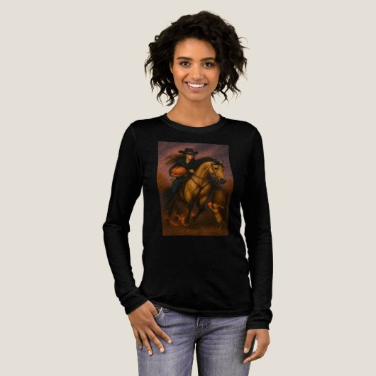 灼熱のバレルレーシングチーム! トライブレンドTシャツ (正面全体)