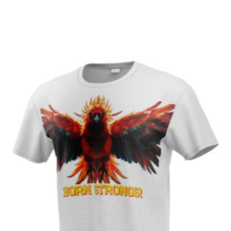 🔥 灼熱のフェニックスウォリアー - エピックフレーム Tシャツ