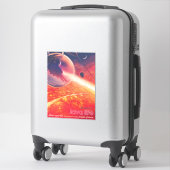 灼熱の地獄絵図を駆けるアドベンチャーバルーン シール (スーツケース)