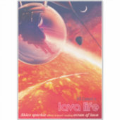 灼熱の地獄絵図を駆けるアドベンチャーバルーン シール (正面)