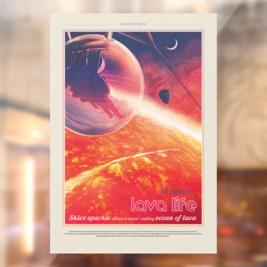 灼熱の地獄絵図　火山の熱風景の中で極限の熱気球 ウィンドウサイン (シート2)