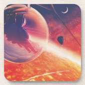 灼熱の地獄絵図　火山の熱風景の中で極限の熱気球 コースター (正面)