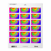 灼熱の太陽 ラベル (フルシート)
