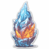 灼熱の氷 シール (正面)
