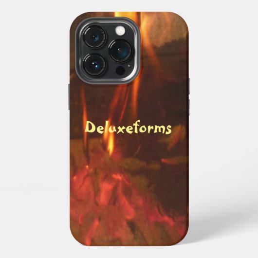 灼熱の石炭 iPhoneケース (裏面)