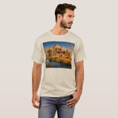 灼熱の砂漠の古代城塞 Tシャツ (正面フル)