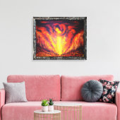 灼熱空 キャンバスプリント (インサイチュ (リビング))
