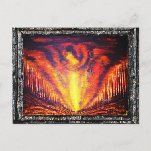 灼熱空 ポストカード (正面)