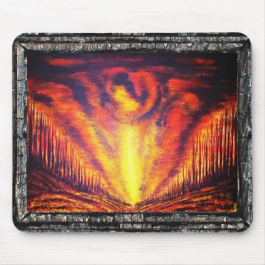 灼熱空 マウスパッド (正面)