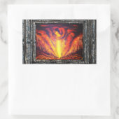 灼熱空 長方形シール (バッグ)