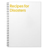 災害ノートのレシピ ノートブック (正面)