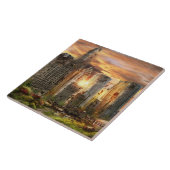 災害 – シカゴ， IL – 犬を歩かなければならない タイル (側面)