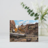 災害 – New York, NY – 赤離れを点灯しない ポストカード (スタンド正面)