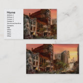 災害 – Pittsburgh, PA - Y2Kバグ 名刺 (正面/裏面)