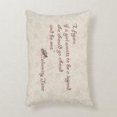 災難のジェーン、伝説の感動的引用文 アクセントクッション (正面(垂直))