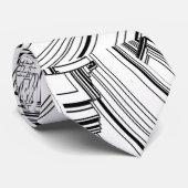 災難の白黒 ネクタイ (ロール)