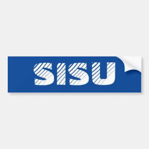 災難のSISUのフィン力のフィンランドの強さ バンパーステッカー