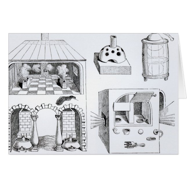 炉およびさまざまな器具 (正面横)