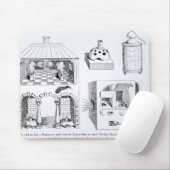 炉およびさまざまな器具 マウスパッド (マウス)