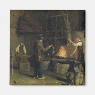 炉のインテリア、1837年 マグネット