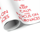 炉の平静そして焦点を保って下さい ラッピングペーパー (ロールコーナー)