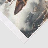 炉内のスタームパンクドイツのシェプドッグ 薄葉紙 (詳細)