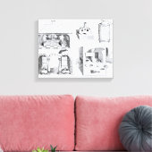 炉及び各種装置 キャンバスプリント (インサイチュ (リビング))