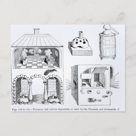 炉及び各種装置 ポストカード (正面)
