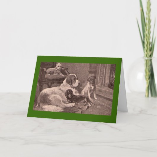 炉辺による4匹の犬 シーズンカード (正面)