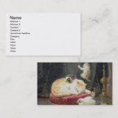 炉辺の至福(パネルの油) 名刺 (正面/裏面)