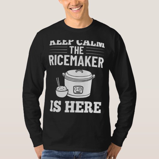 炊飯器メーカ日本のボウルポット3 Tシャツ (正面)